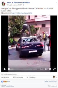 video-migranti-carabinieri-auto-bufala