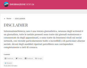 disclaimer-sito