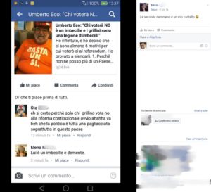 Elena: "Lui è un imbecille e demente"