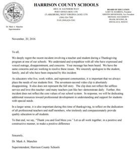 La risposta ufficiale sull'incidente da parte del sovrintendente.