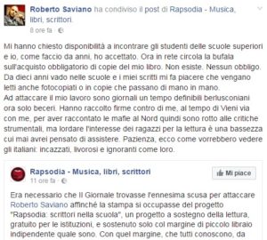 Roberto Saviano Diario
