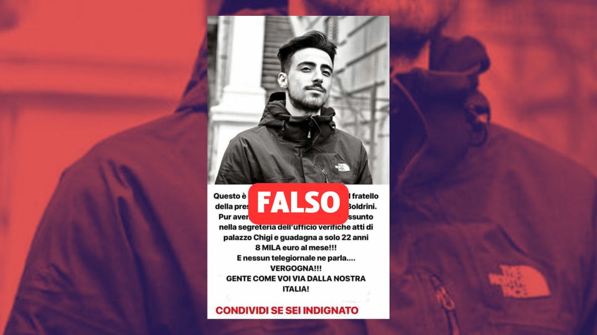 La bufala del nipote di Laura Boldrini assunto a Palazzo Chigi