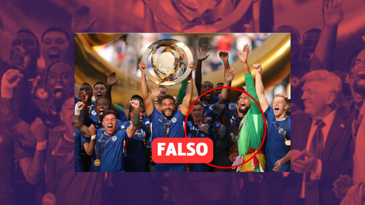 Il Chelsea non ha rimosso Donald Trump dalle foto dei festeggiamenti per la Coppa del Mondo