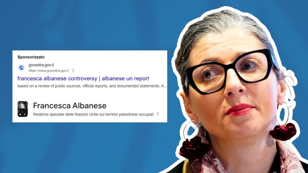 Israele sponsorizza un report contro Francesca Albanese con annunci su Google
