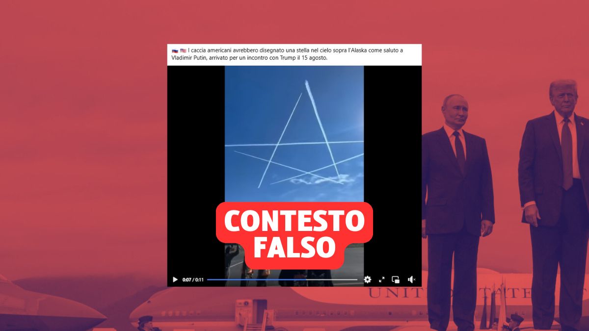 I caccia americani non hanno disegnato una stella nel cielo per salutare Putin in Alaska
