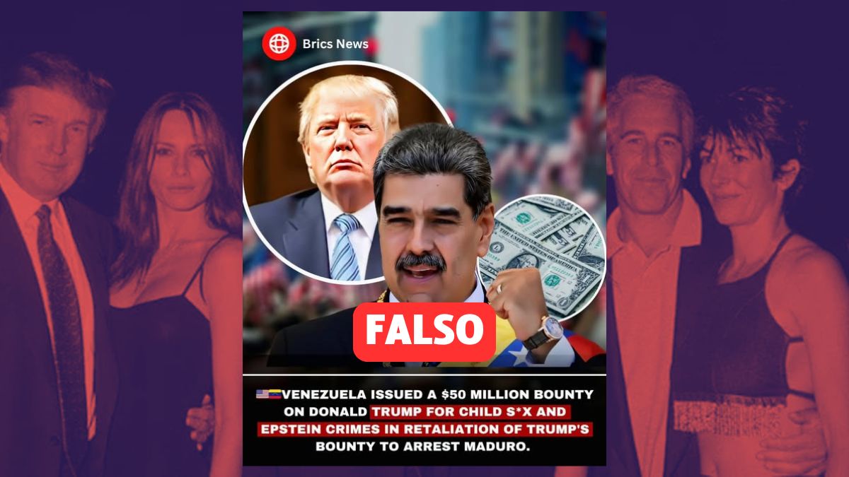 Il governo di Maduro non ha offerto una ricompensa di 50 milioni per i files di Epstein