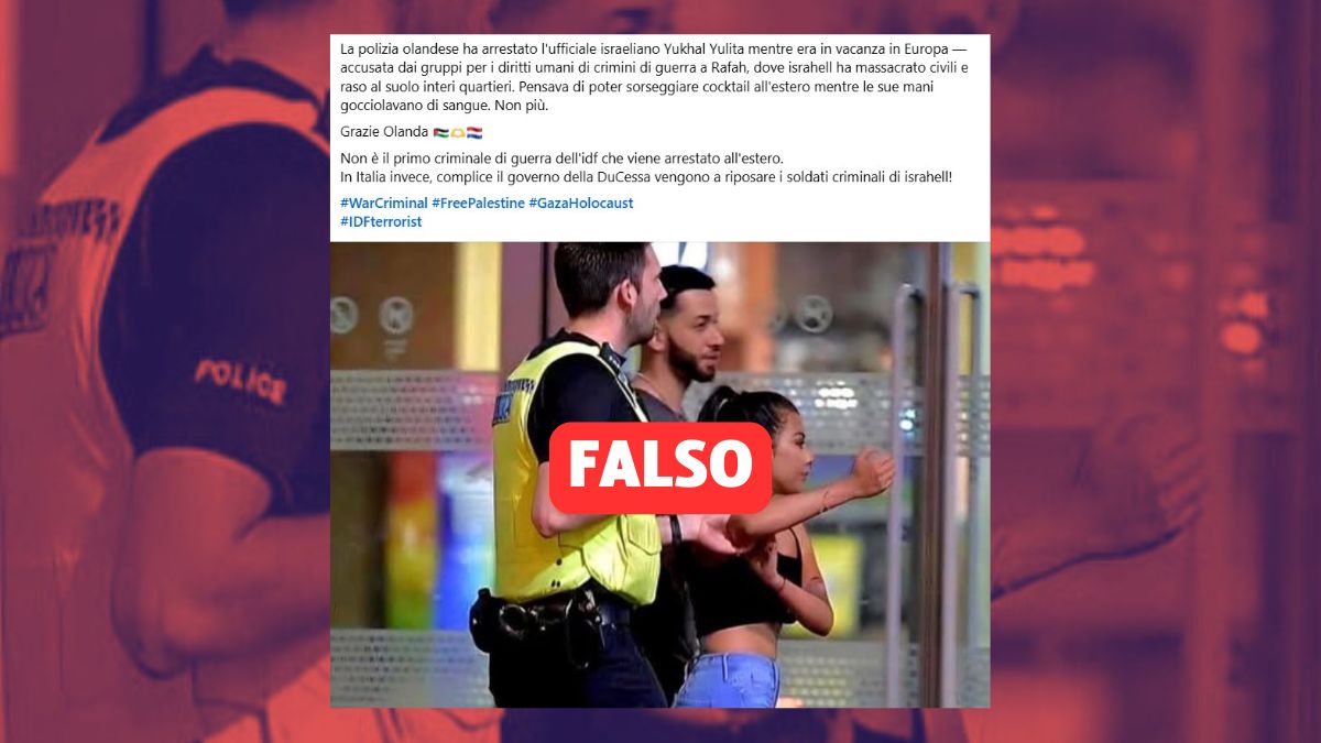 La falsa storia dell’ufficiale israeliana “Yukhal Yulita” arrestata in Olanda