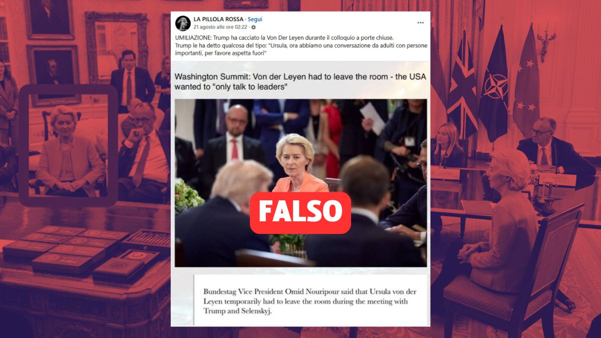 Trump non ha cacciato Ursula von der Leyen dal vertice alla Casa Bianca sull’Ucraina